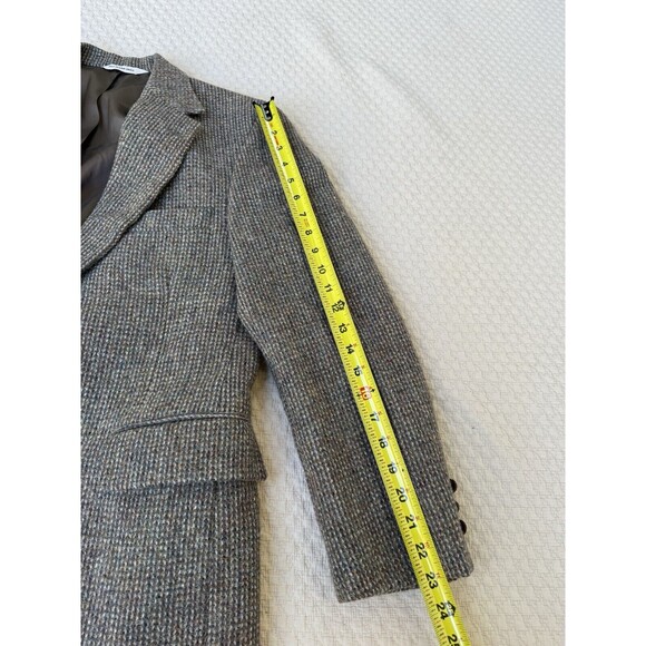 Vintage Harris Tweed Sports Jacket Coat Wool Mens Large Handwoven Scotland 1985 - Picture 12 of 14